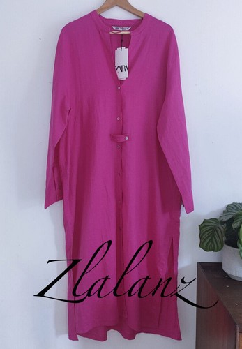 Zara long flowing linen blend - zara,