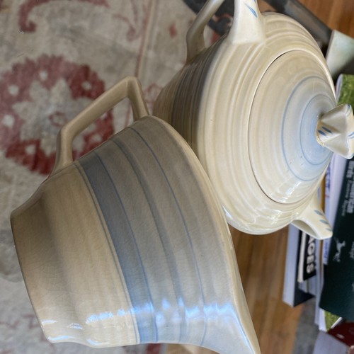 Crown ducal creamer and - and, sugar