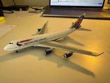 Gemini Jets 1:400 British Asia Airways 747-400 G-CIVB 'Chelsea Rose' livery