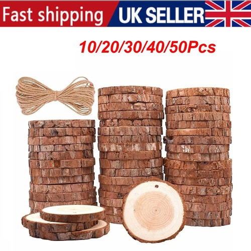 Natural wood slices - natural,