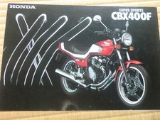 honda CBX400F 　Brochure