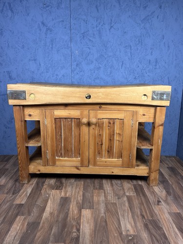 Vintage butchers block kitchen - butchers,
