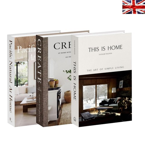 Stylish faux book stack made - book,