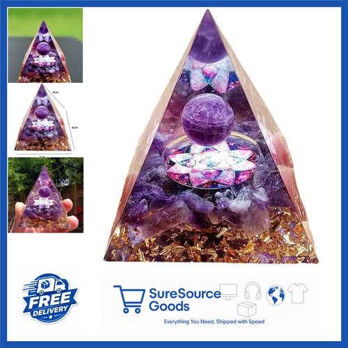Crystal healing orgone pyramid - crystal,