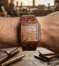 Silverback Wood Watch