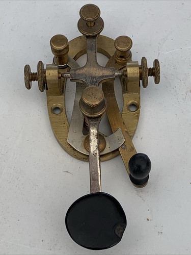 Bunnell brass morse code - h.,