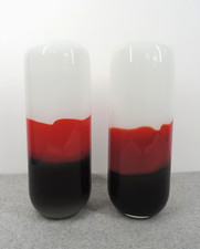 Pair Of Murano Art Glass Vase