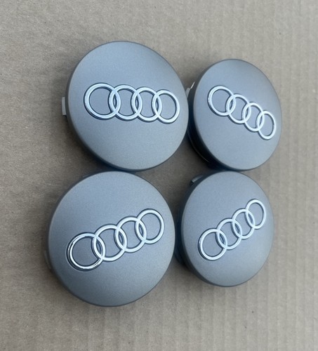 Audi 60mm gray chrome wheel - 4x,