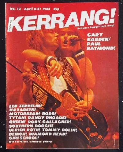 Vintage kerrang magazine - kerrang, no