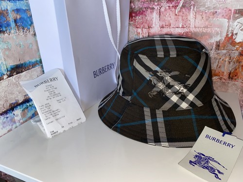 Burberry check bucket hat - bucket, with