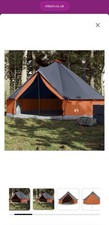 Family Tent Tipi 6-Person Grey