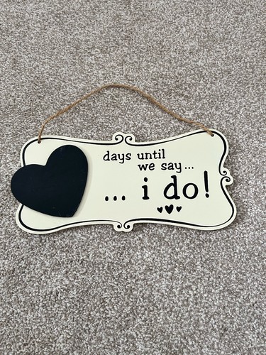 Chalk board wedding hanging - board,