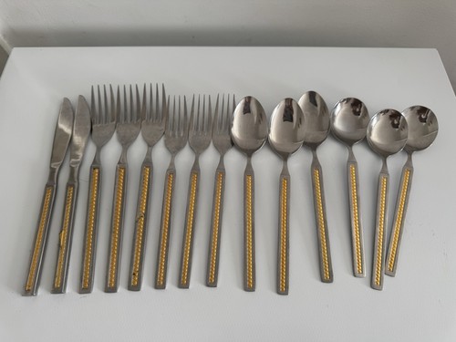 Vintage gold plated stainless - gold,