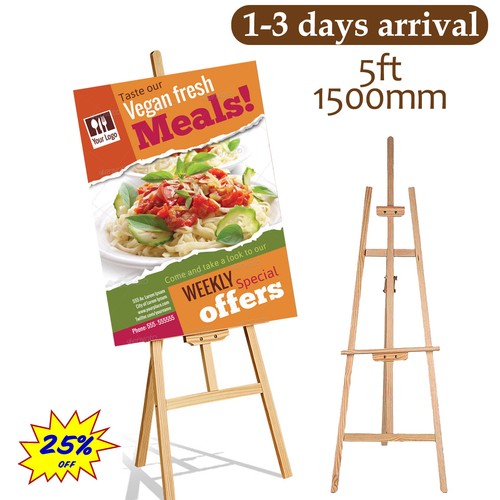 Studio wooden easel display - studio,