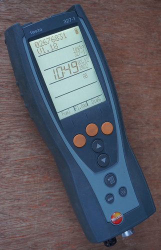 Testo 327 flue gas analyser - testo,