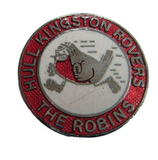Hull Kingston Rovers - The Robins - Rugby League Football enamel Badge by AEW