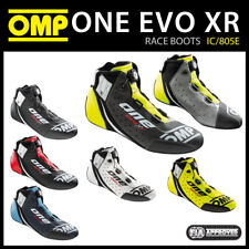 OMP Evo X R Top Level Race Boots Leather Fireproof FIA 8856-2018 Racing Rally