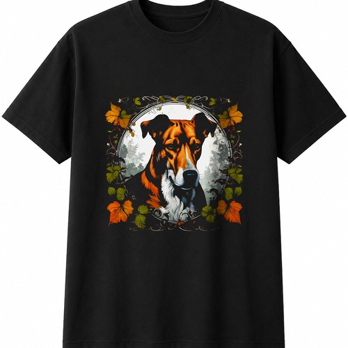 Foxhound nature dog - foxhound, lover