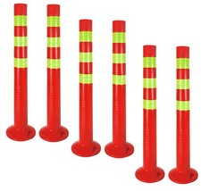 6x Bollard Set Bollard Plastic