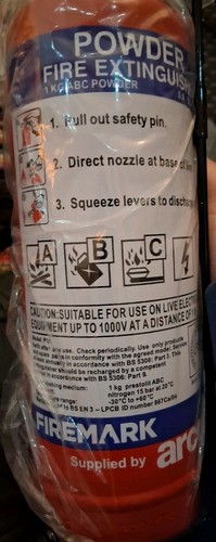 1kg powder fire extinguisher - 1kg,