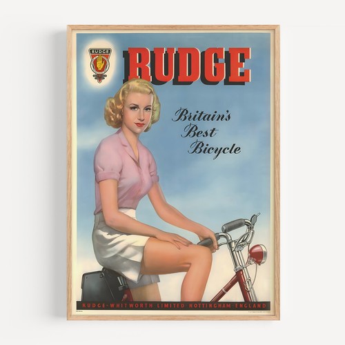 Rudge bicycle 1950 retro - bicycle,