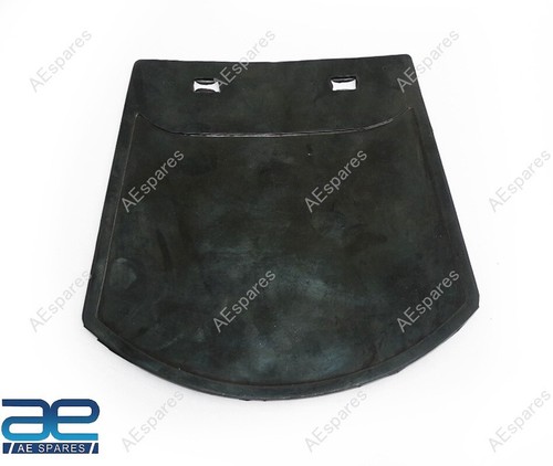 Front mudguard mudflap black - mudguard,