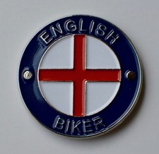 English Biker Quality Enamel Pin Badge