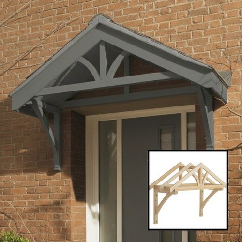 Wooden porch canopy kit - porch, 1600mm