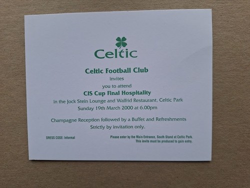 Celtic memorabilia 2001 - -,