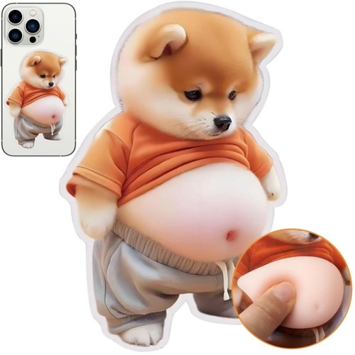 2pcs dog belly stickers - 2pcs,
