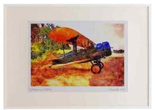 417083 Laird Speedwing 1929 Cottage Grove OR A3 Picture Frame Watercolour print