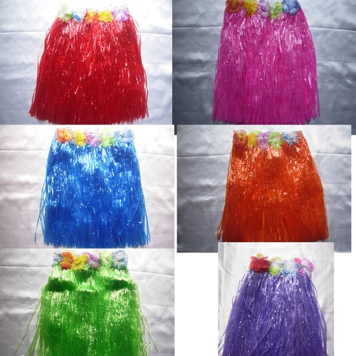 Grass skirt hawaiian fancy - grass,