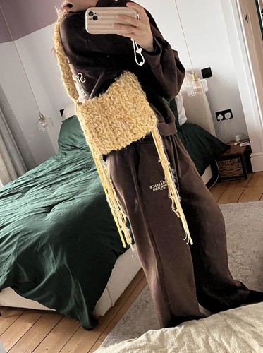 Crochet yellow tassel - crochet,