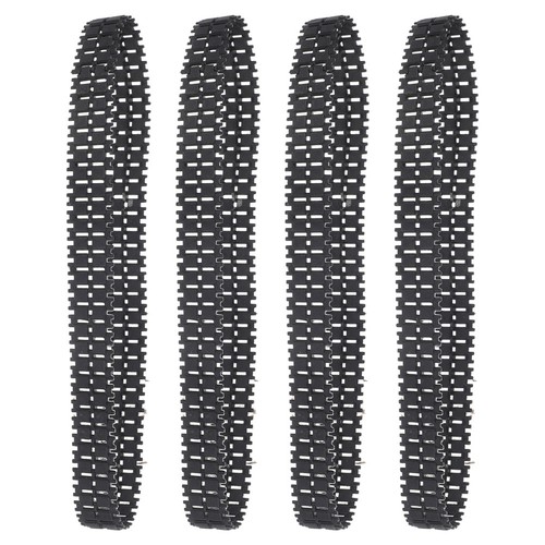 Black rubber diy tank tracks - black,