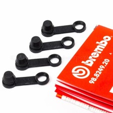 4x Genuine Brembo Brake Bleed Nipple Dust Cap Cover for Subaru Calipers