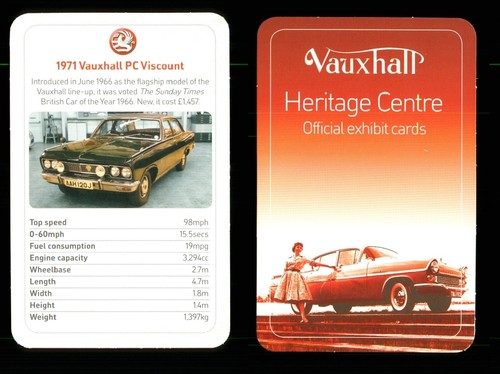 Info card car vauxhall - x,