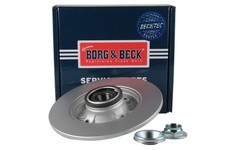 2x Brake Discs Pair Solid Rear 244mm BBD6194S Borg & Beck Set 1623835180 Quality