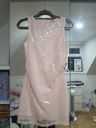 Quiz womens pale - pink, sequins