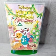 WINNIE THE POOH CHRISTMAS TOO VHS - RARE RETRO VIDEO TAPE