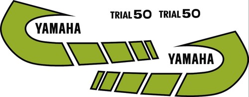 Yamaha ty50 graphics stickers - yamaha,