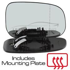 Wing Door Mirror Glass Volvo S40 Saloon 2007-2010 Heated Aspherical Drivers Side