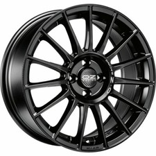 OZ RACING SUPERTURISMO LM MATT BLACK SILV LETTER ALLOY WHEEL 18X8 ET45 5X112