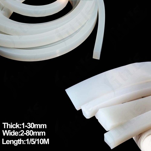 Solid white silicone rubber - solid,