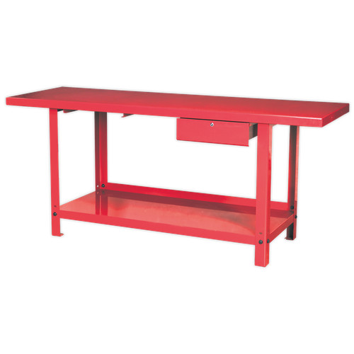 Steel workbench workshop bench - steel,