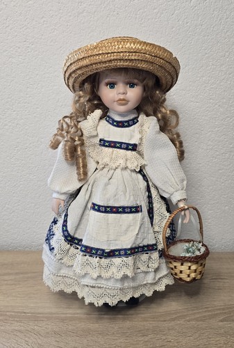 Porcelain doll 41cm collector - doll,