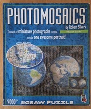 PHOTOMOSAICS "Planet Earth" - 1000 Pieces -  Jigsaw Puzzle 100% COMPLETE