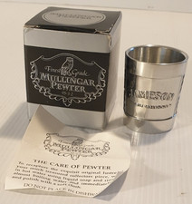 JAMESON IRISH WHISKEY Mullingar Pewter Middleton Measure Made in Ireland + Box.