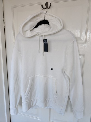 Hollister hoodie white size - white,