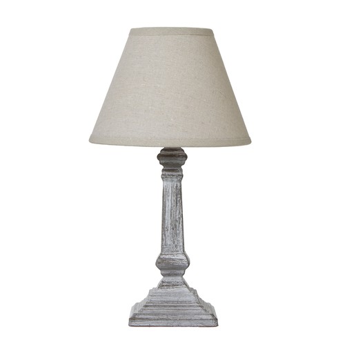 33cm taupe grey square wooden - taupe,