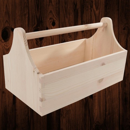Wooden tool box - box, plain